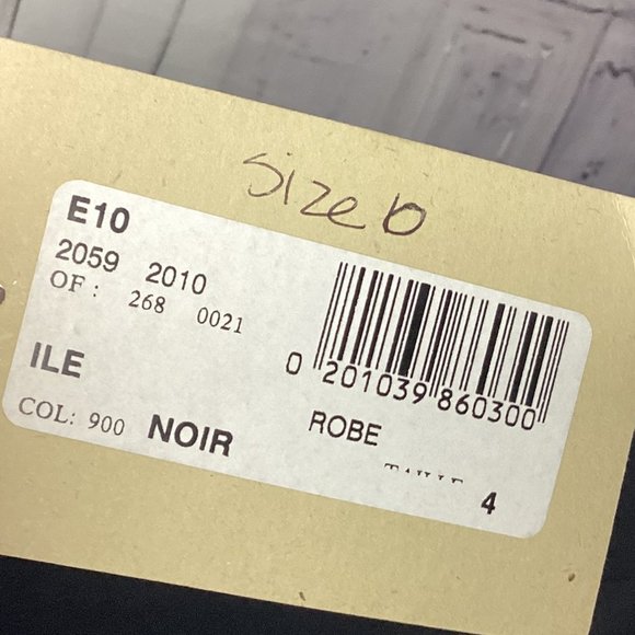 Indies France Black Sleeveless Gathered Midi Dress NWT 10 - Picture 6 of 14